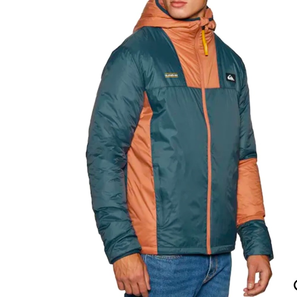 Quicksilver Instinct Rider Men’s Jacket packable NWT blue